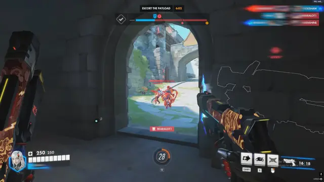 Overwatch 2 competitive match with anti-cheat and overlay risk in mind