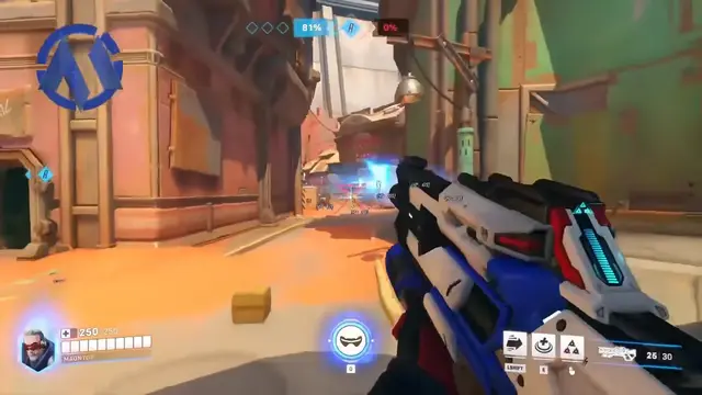 Overwatch 2 health ESP bars and ult charge overlay on enemy supports