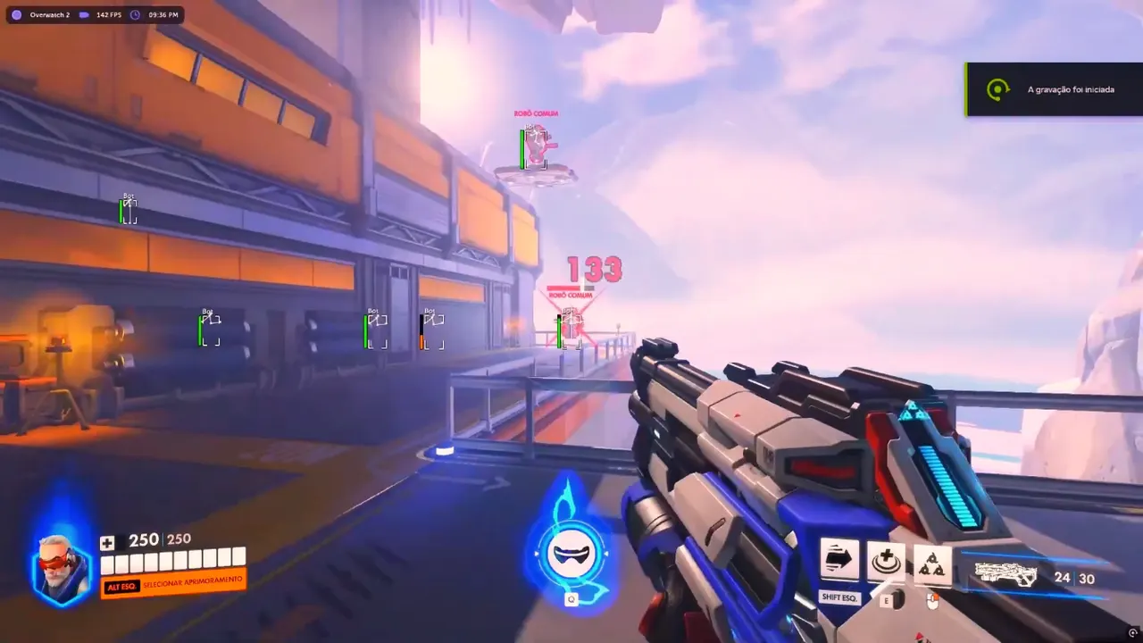 Overwatch 2 low profile cheat settings with small FOV and capped ESP distance