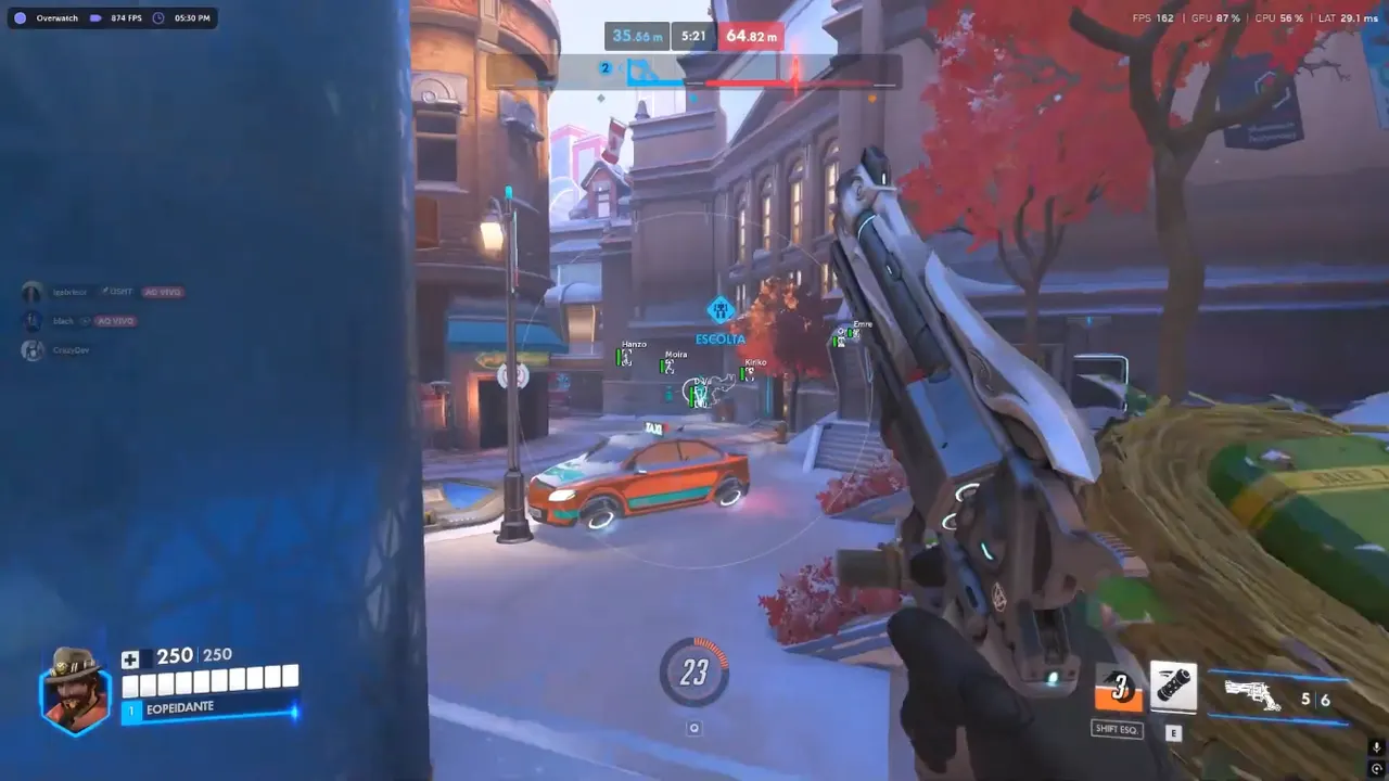 Overwatch 2 solo queue versus stacked team cheat overlay comparison