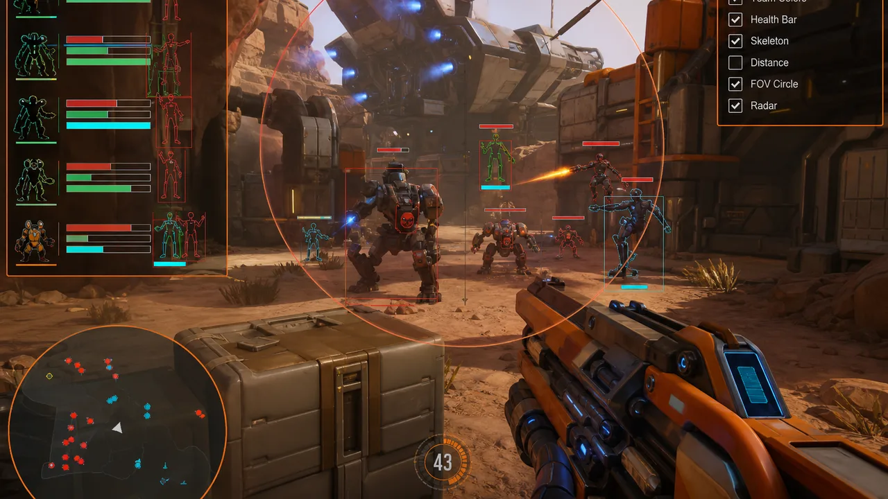 Overwatch 2 team fight on a control map