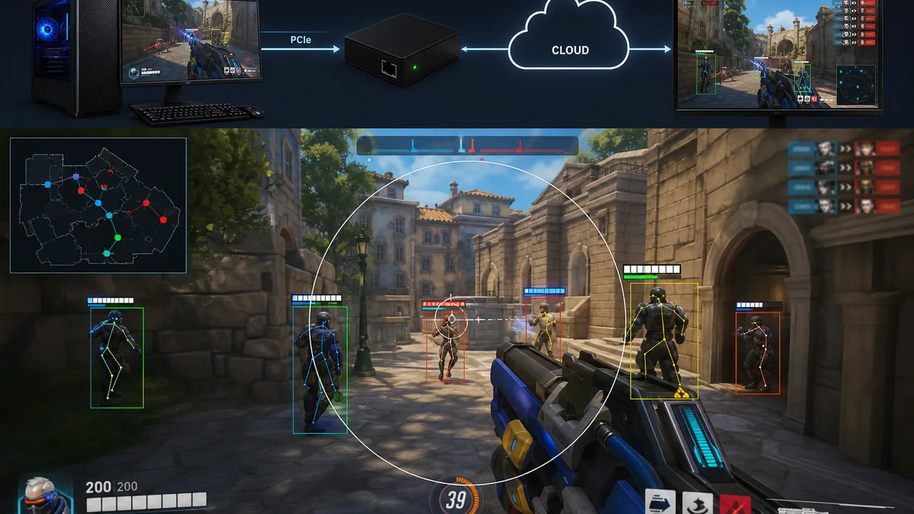 Cloud DMA topology with gaming PC and reader hardware separation